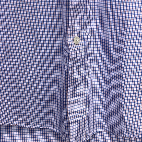 Club Room Reg Fit Pink Check Shirt - Picture 4 of 6
